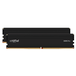 Crucial Pro 32GB Kit (2x16GB) DDR5-5600 UDIMM Desktop Memory - Black (CP2K16G56C46U5)